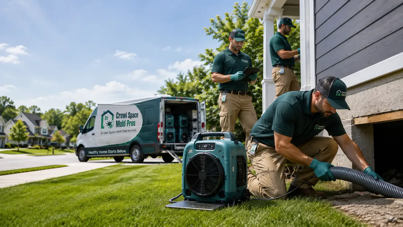 Crawl Space Mold Removal in Elmore, MN